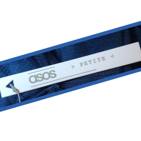 NWT ASOS Design Tulle Lace Top Backless Dress - Picture 12 of 12